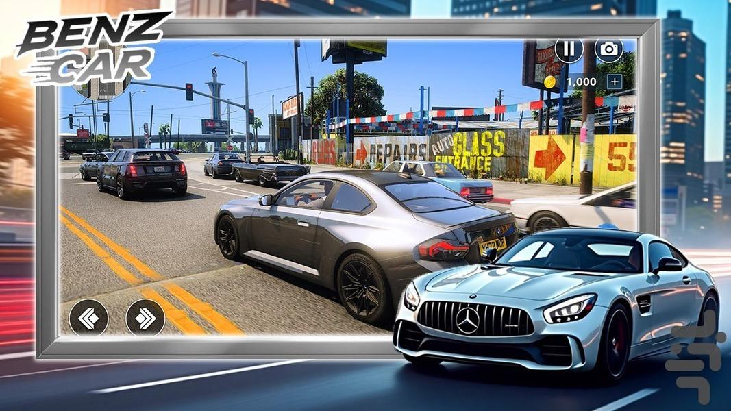 ماشین بازی بنز - Gameplay image of android game