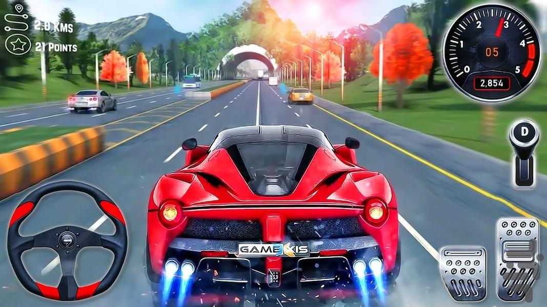 بازی ماشین مسابقه حرفه ای - Gameplay image of android game
