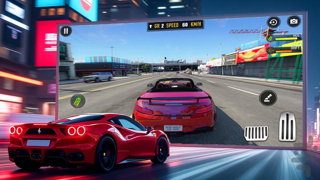 بازی ماشین شوتی - Gameplay image of android game