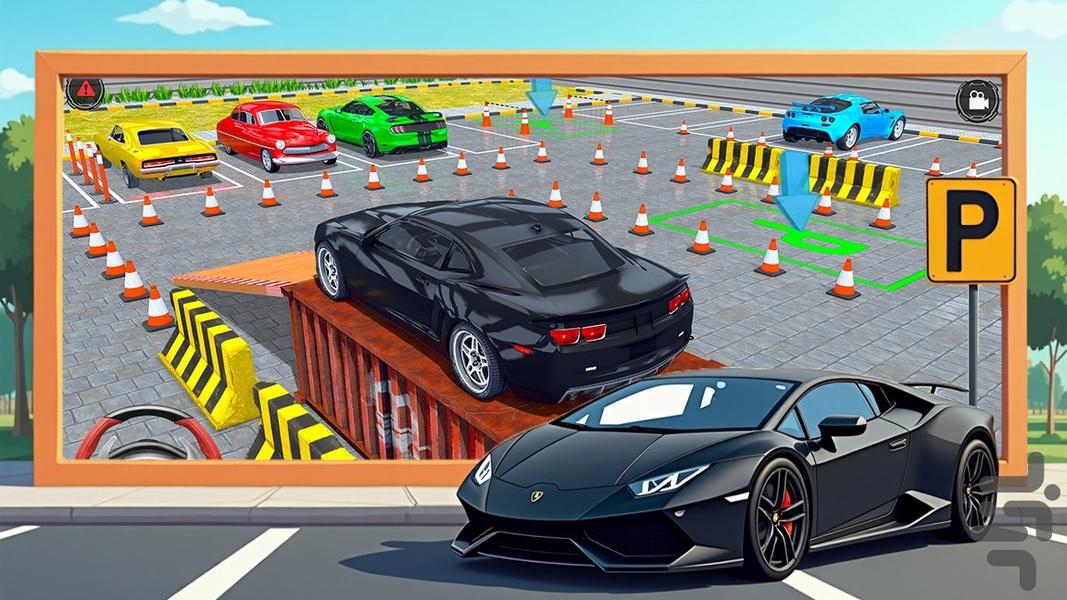 بازی پارکینگ ماشین شوتی - Gameplay image of android game