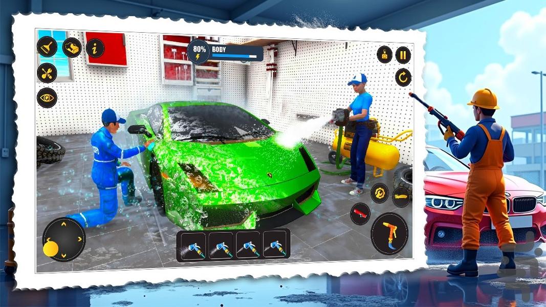ماشین بازی کارواش - Gameplay image of android game