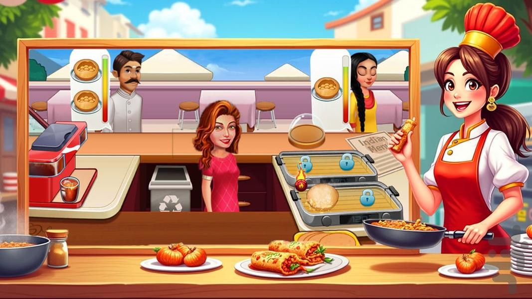 بازی اشپزی - Gameplay image of android game