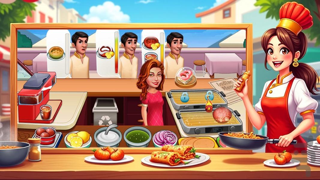 بازی اشپزی - Gameplay image of android game