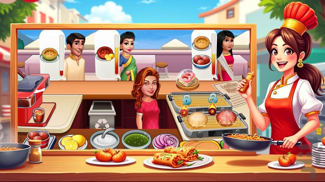 بازی اشپزی - Gameplay image of android game
