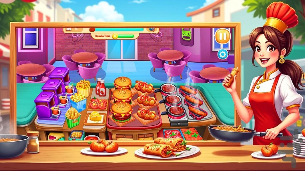 بازی اشپزی - Gameplay image of android game