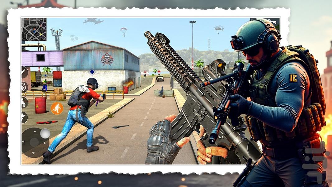 تکاور (تفنگ بازی) - Gameplay image of android game