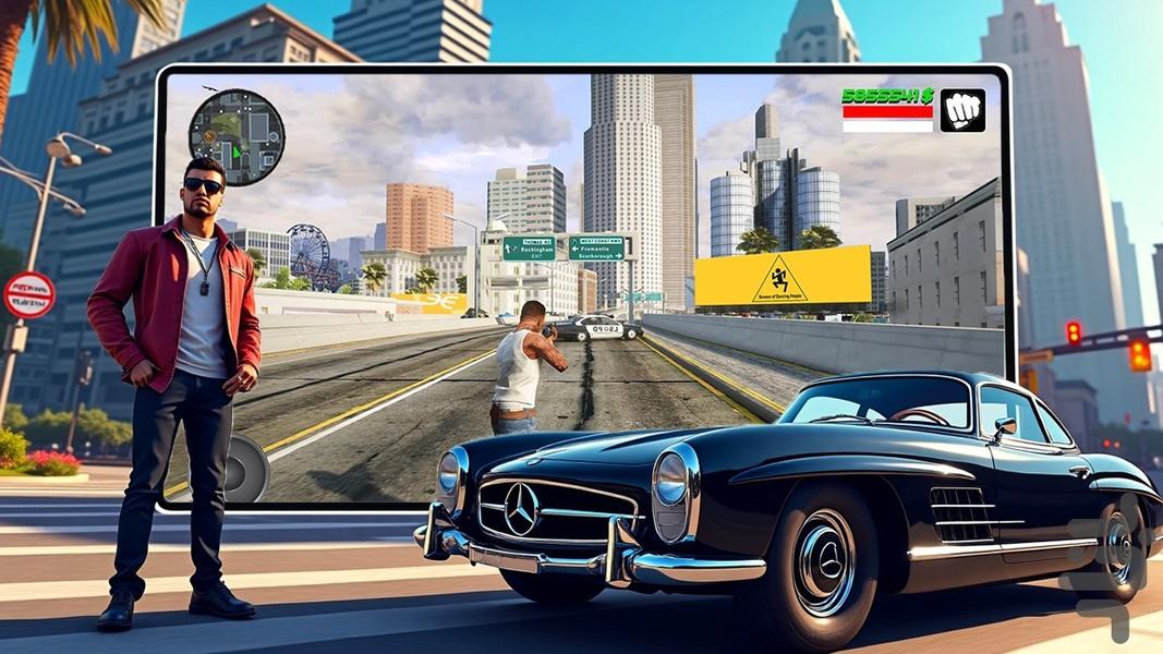 بازی گنگستر - Gameplay image of android game