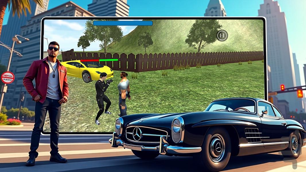 بازی گنگستر - Gameplay image of android game