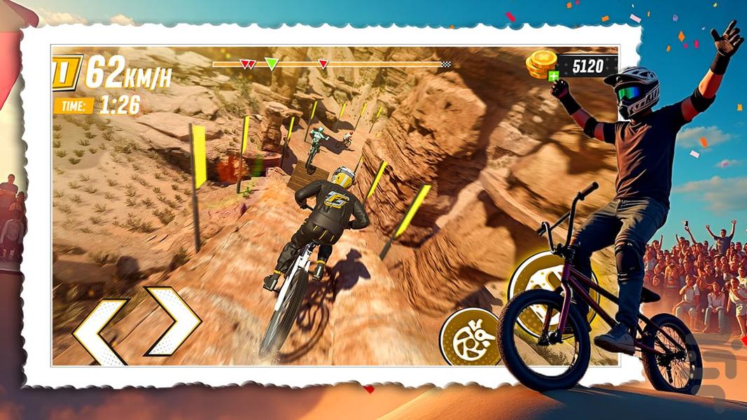بازی دوچرخه سواری - Gameplay image of android game