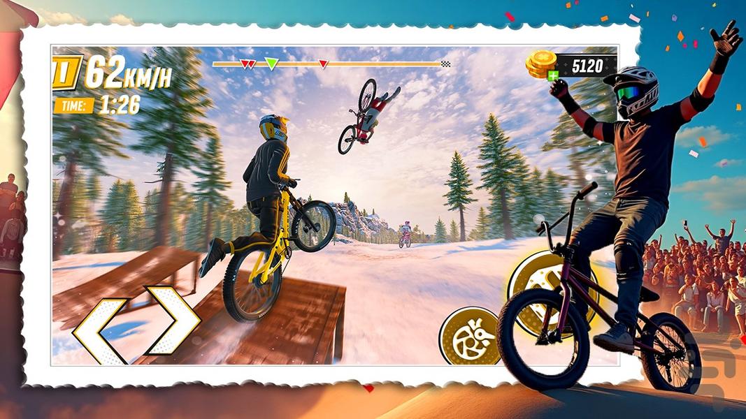 بازی دوچرخه سواری - Gameplay image of android game