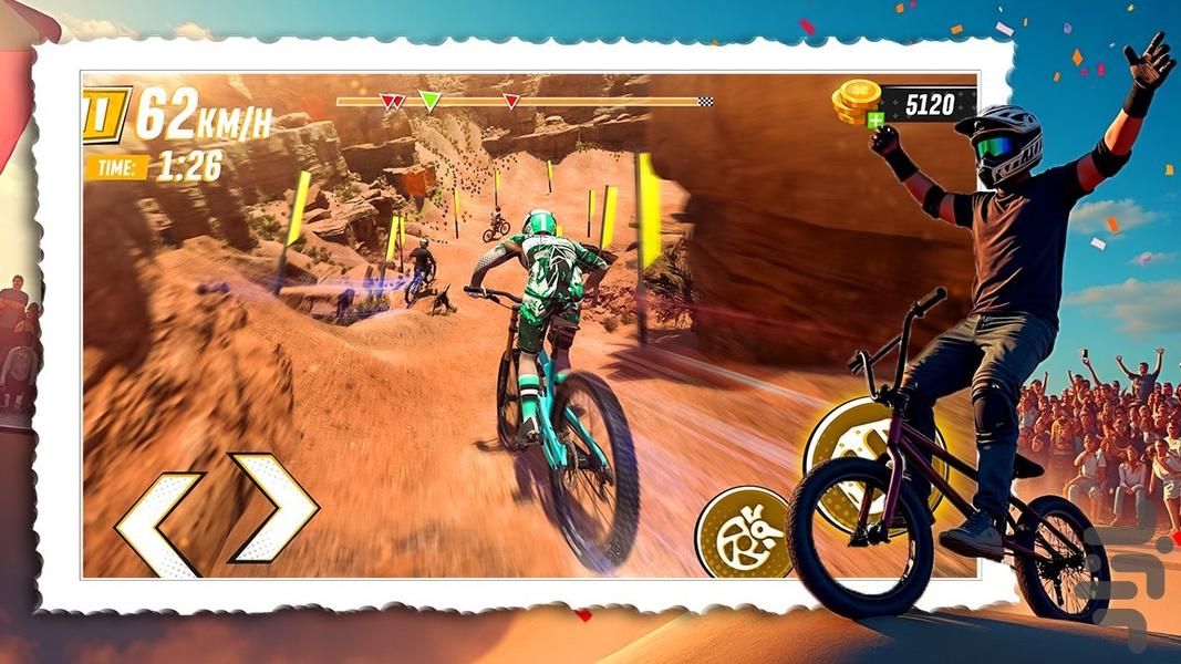 بازی دوچرخه سواری - Gameplay image of android game