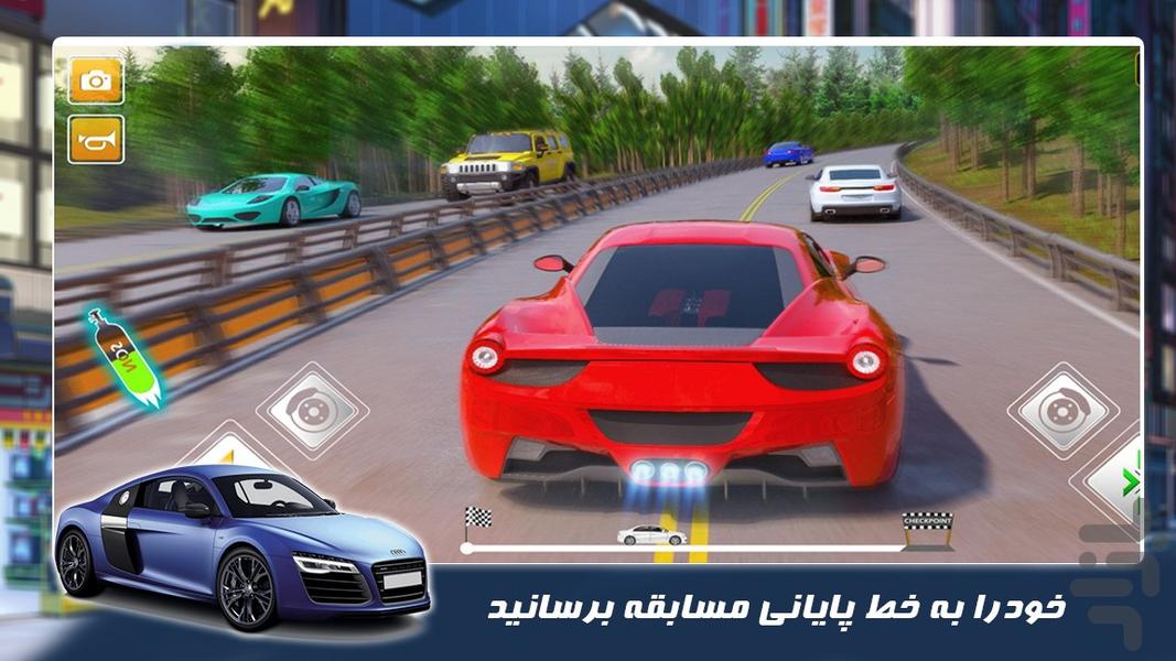 بازی مسابقه ای جدید | ماشین خارجی - Gameplay image of android game