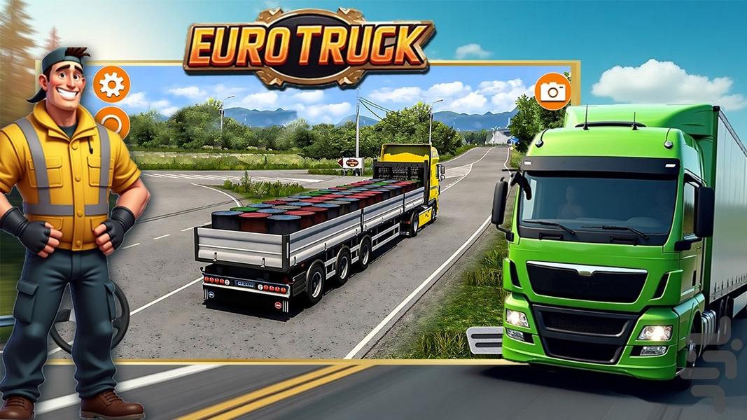 بازی یورو تراک - Gameplay image of android game