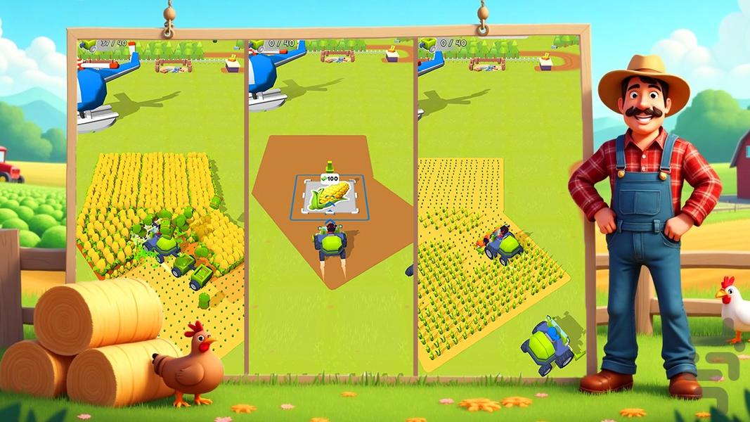 بازی مزرعه - عکس بازی موبایلی اندروید