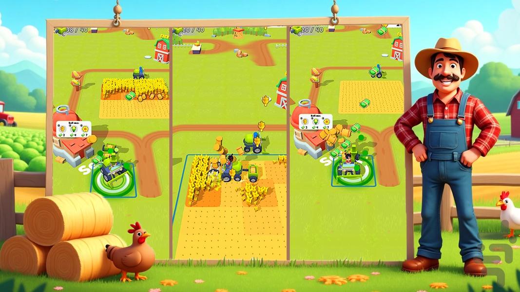 بازی مزرعه - عکس بازی موبایلی اندروید