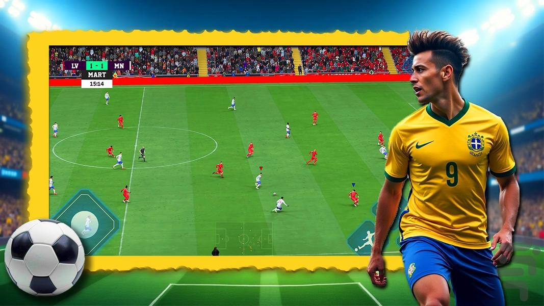 بازی دریم لیگ - Gameplay image of android game