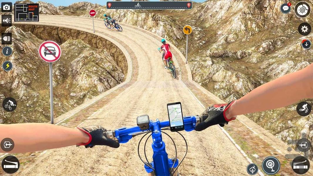 دوچرخه سواری در کوهستان | بازی جدید - Gameplay image of android game