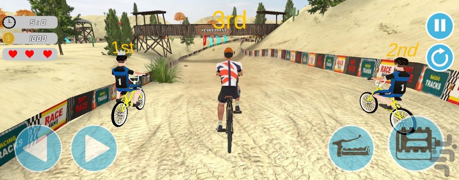 دوچرخه سواری در کوهستان | بازی جدید - Gameplay image of android game