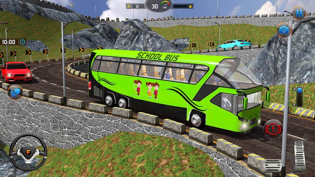 مسافر کشی با اتوبوس | ماشین بازی - عکس بازی موبایلی اندروید