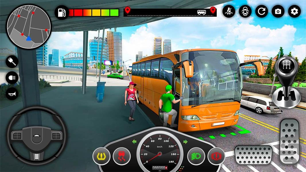 مسافر کشی با اتوبوس | ماشین بازی - Gameplay image of android game