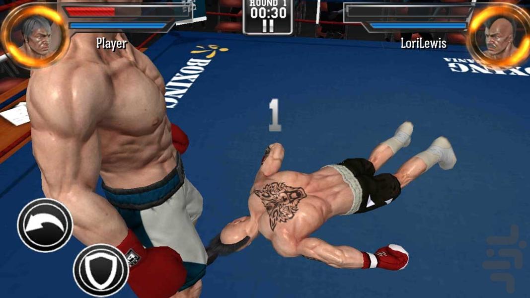 بازی رینگ بوکس - Gameplay image of android game