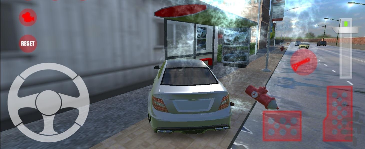 رانندگی با مرسدس بنز | ماشین بازی - Gameplay image of android game