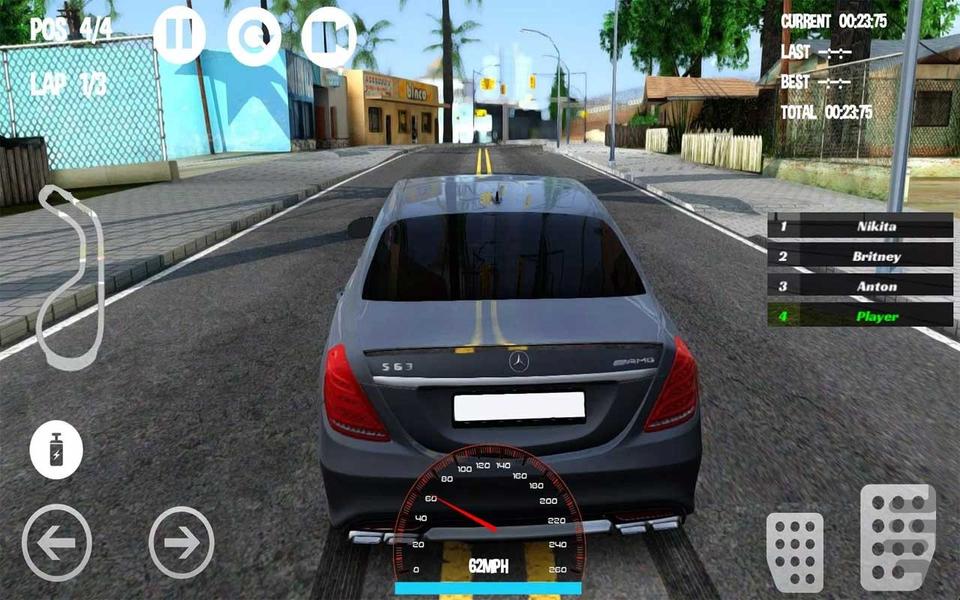 رانندگی با مرسدس بنز | ماشین بازی - Gameplay image of android game