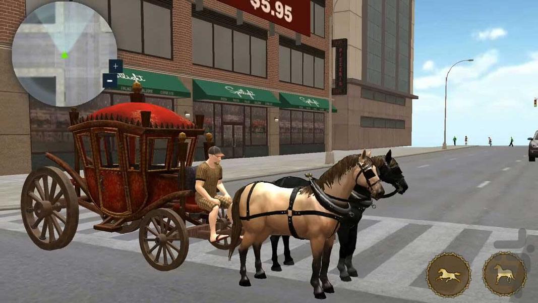 راننده درشکه اسب | بازی جدید - عکس بازی موبایلی اندروید