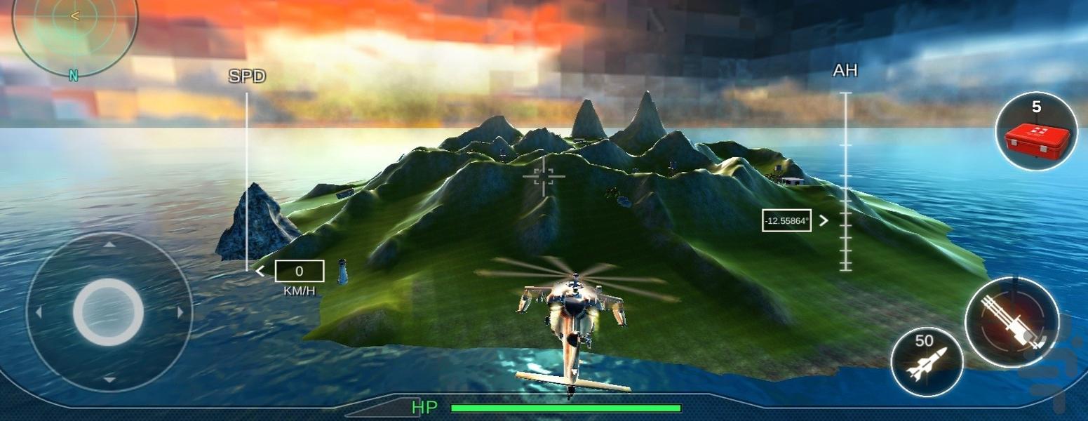 جنگ جهانی | بازی هلیکوپتر جنگی - عکس بازی موبایلی اندروید