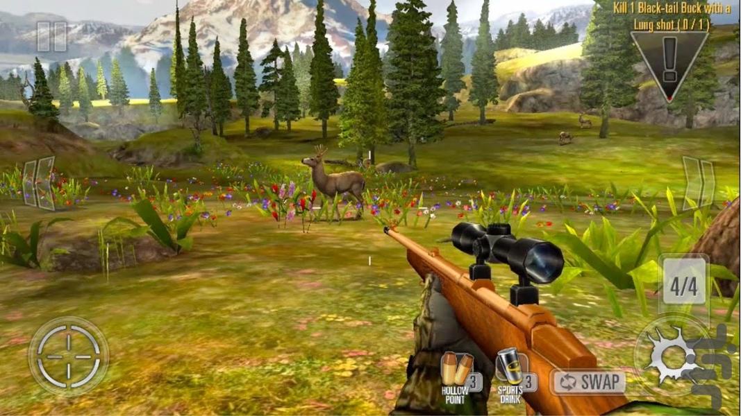 بازی تفنگی شکار آهو - Gameplay image of android game