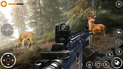 بازی تفنگی شکار آهو - Gameplay image of android game