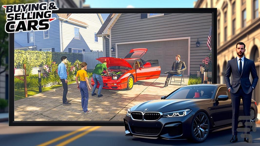 بازی خرید و فروش ماشین - Gameplay image of android game