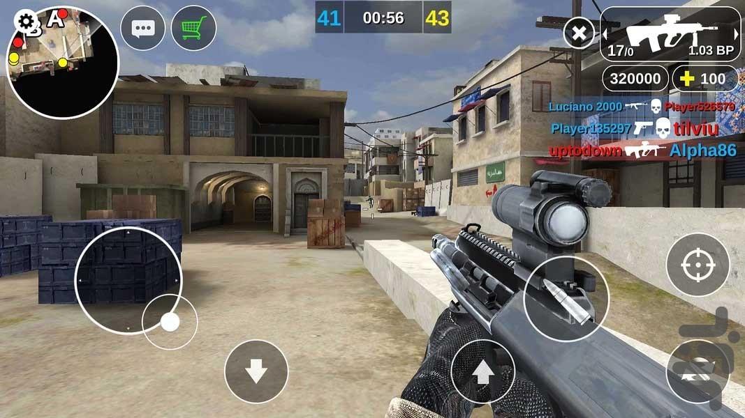 بازی تفنگی فرمانده سلحشور - Gameplay image of android game