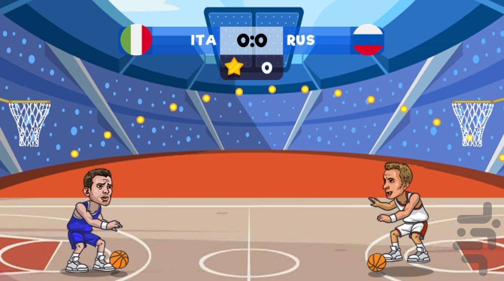 بازی بسکتبال - عکس بازی موبایلی اندروید