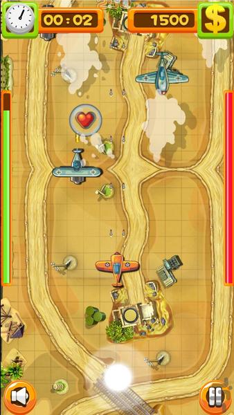 هواپیما بازی - Gameplay image of android game