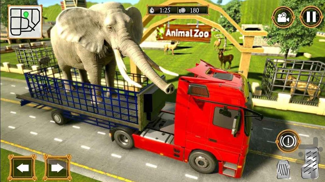 ماشین بازی حمل حیوانات - عکس بازی موبایلی اندروید