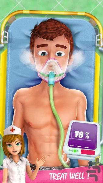 بازی جراحی قلب - Gameplay image of android game