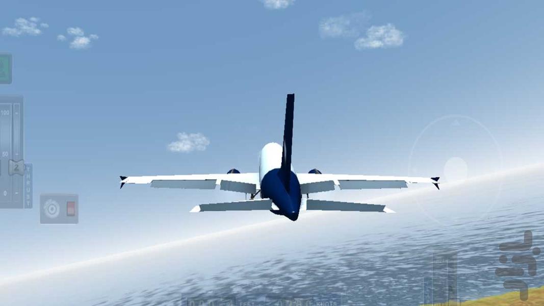 هواپیما| بازی شبیه ساز واقعی پرواز - Gameplay image of android game