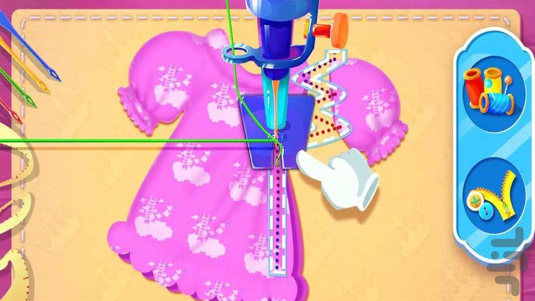 کارگاه خیاطی | بازی دخترانه - عکس بازی موبایلی اندروید