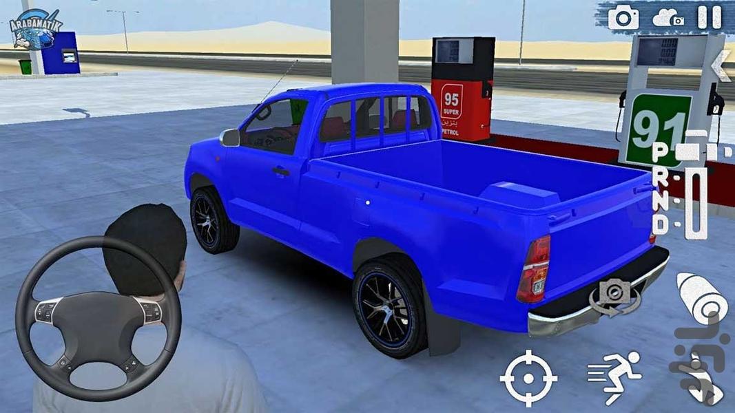 رانندگی با ماشین تویوتا | ماشین بازی - Gameplay image of android game