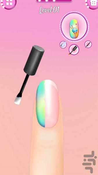 سالن ناخن باربی | بازی دخترانه - عکس بازی موبایلی اندروید