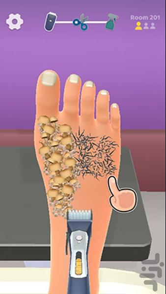 کلینیک پوست دست و پا | بازی جدید - Gameplay image of android game