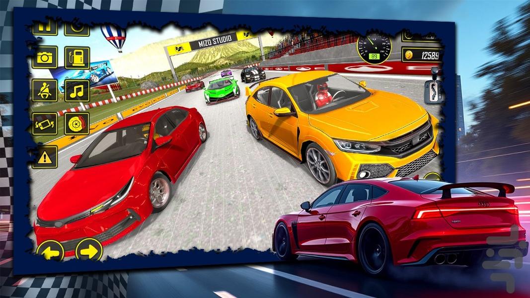 بازی ماشین مسابقه - Gameplay image of android game