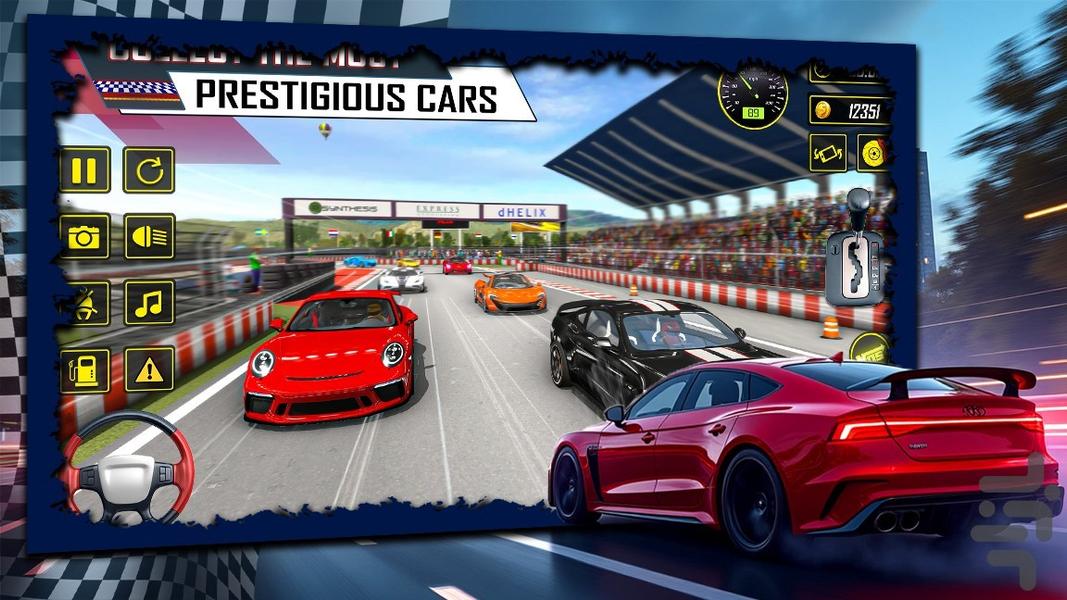 بازی ماشین مسابقه - Gameplay image of android game