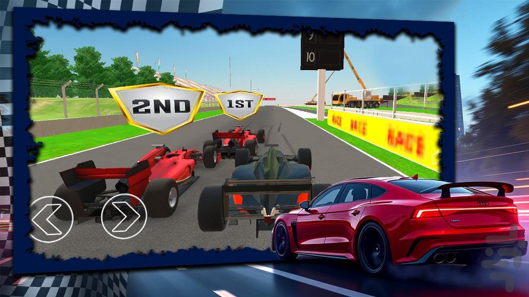 بازی ماشین مسابقه - Gameplay image of android game