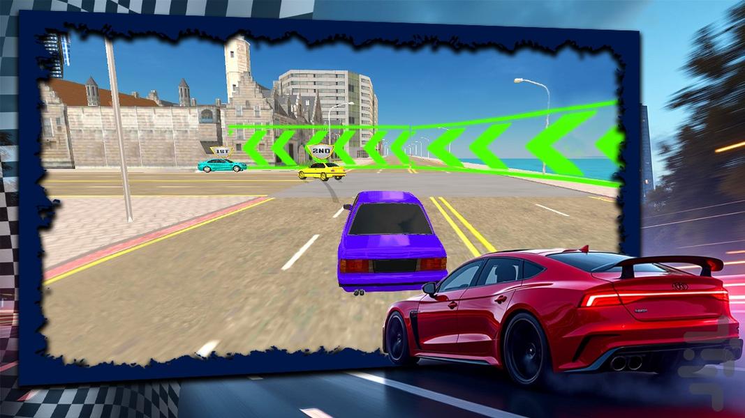 بازی ماشین مسابقه - Gameplay image of android game