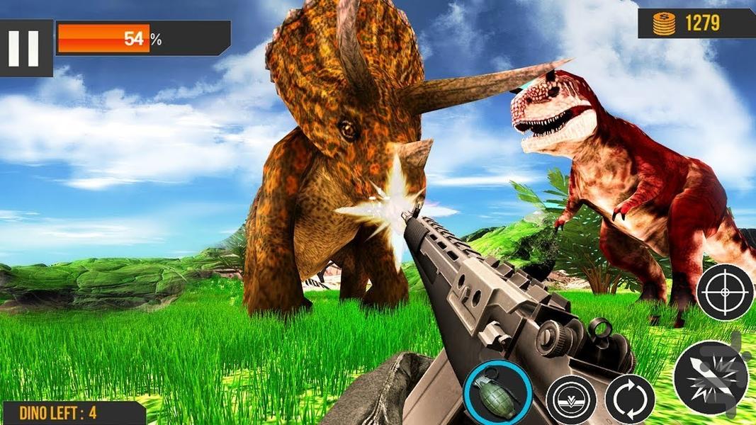 شکارچی دایناسور | دایناسور بازی - Gameplay image of android game