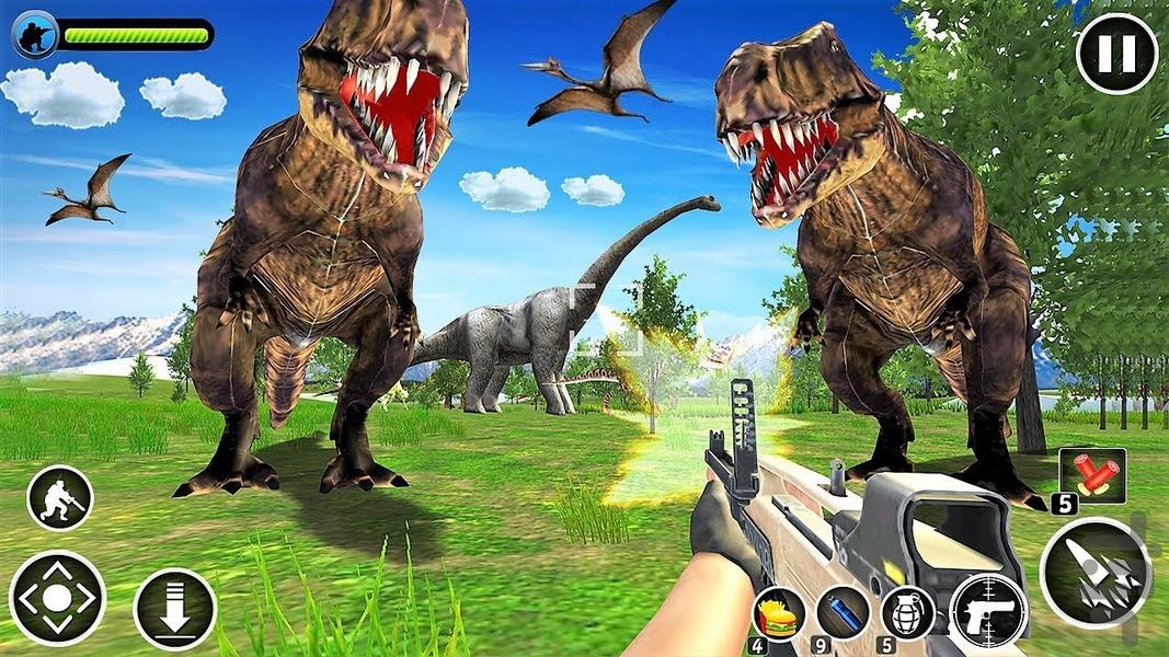 شکارچی دایناسور | دایناسور بازی - عکس بازی موبایلی اندروید