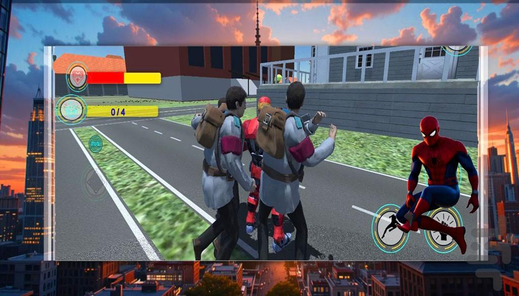 بازی مرد عنکبوتی قهرمان - عکس بازی موبایلی اندروید