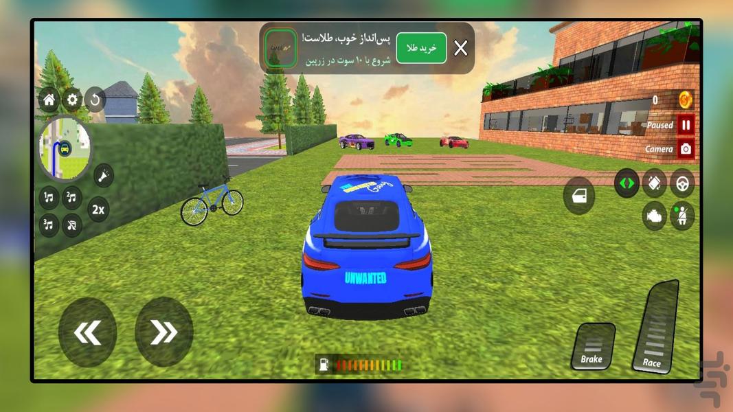 بازی سرقت بزرگ اتومبیل در شهر - Gameplay image of android game